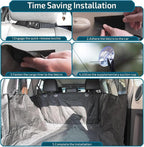 Veckle SUV Cargo Liner for Dogs - Trunk Cover with Bumper Flap Protector | Waterproof Pet Cargo Cover with Side Flaps, Dog Car Seat Cover with Non-Slip Trunk Mat, Prevents Scratches Pet Hair Mud Dirt - Image 9