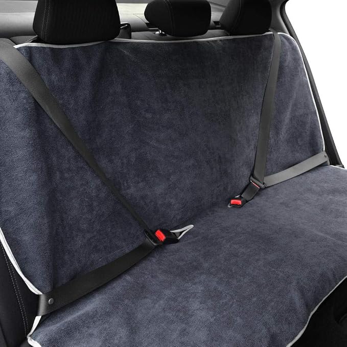 BDK UltraFit Towel Cloth Seat Covers for Cars Rear Bench Car Seat Cover Towel - Universal Fit Washable & Waterproof Seats Protectors for After Gym Workout, Hiking, Running, Beach Sports, and More - Image 4
