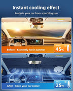 Windshield Sun Shade Umbrella for Hyundai Tucson 2026 2025-2022 | Custom Fit Front Window Sunshade, 4-Layer Heat Insulation UV Blocking Sun Visor, Keeps Car Cooler - Image 3