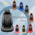Fit Pathfinder Car Seat Covers Premium Leather for Nissan Pathfinder 2011-2025 2026. Waterproof， Breathable, Scratch-Resistant & All-Weather Seat Cushion Protector（2 Front Seats,All Black - Image 8