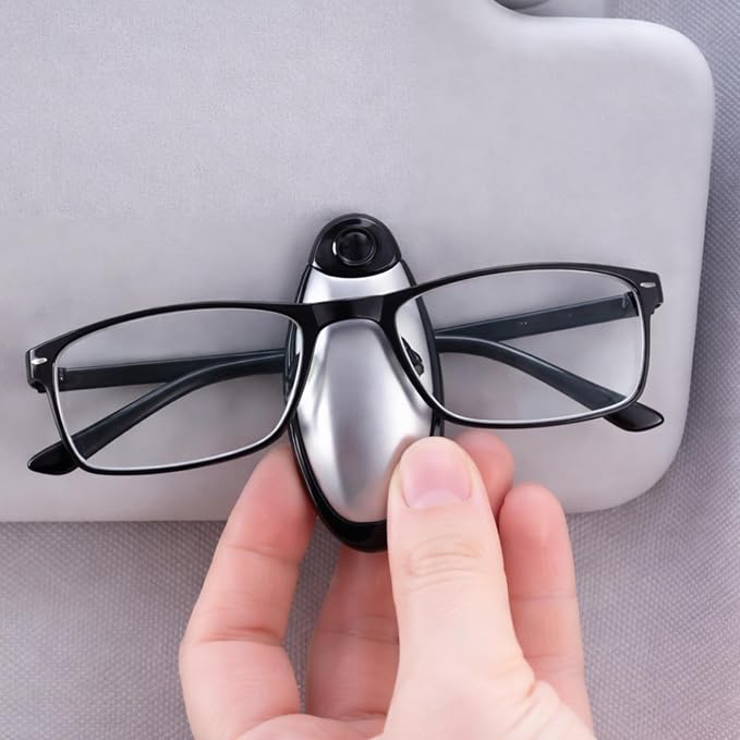 Frienda 20 Pcs Car Sun Visor Clip Sunglasses Holder,Classic Color | Visor Clips for Eyeglasses, Securely Holds Glasses, Ticket Card Holder, Metal Shell Spring Clip, For Women Men Drivers - Image 8