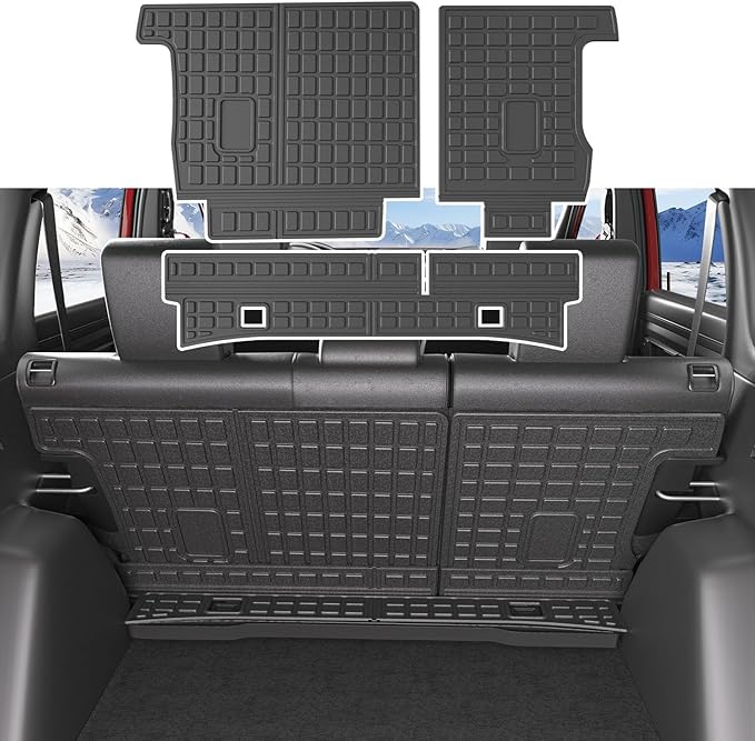 xipoqix Backrest Mats Compatible with 2017-2022 Honda CRV | Back Seat Protector TPE Cargo Mat Replacement for 2017 2018 2019 2020 2021 2022 Honda CR-V Accessories (Backrest Mats) by xipoqix