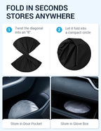 Proadsy Custom Fit Car Windshield Sun Shade for 2019-2025 Chevy Silverado | 240T Heat Shield, Drops Temp 54°F, Blocks 99% UV, Prevents Dashboard Cracking, Summer Parking & Beach Trips, Easy Twist-Fold - Image 5