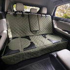Pet Bench Seat Covers for Trucks, Heavy Duty Nonslip Car Seat Protector with ISOFIX Openings for 1-2 Child Car Seats,Fits Ford 150,Ram 1500,GMC Sierra,Toyota,Ram,Chevrolet Silverado(Green) by Unknown
