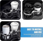 Adjustable Car Cup Holder Expander with Cup Diameter Less Than 2.55inches-fit cola Drink Cups Holder,2 in 1 cupholder for Coffee Cup Holder. (BJ-2390) - Image 5