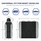 Skechers Memory Foam Seat Covers,Leather Car Seat Covers, Ultimate Comfort & Support Front Seat Covers Airbag Compatible, Automotive Universal Fit Most for SUVs, Vans, Sedans, Cars, Trucks,Gray - Image 5
