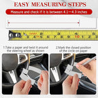 2 in 1 Car Steering Wheel Desk, Car Tray, Car Steering Wheel Desk Tray & Auto Seat Gap Filler Organizer, Multipurpose Travel Auto Steering Wheel Under Table Console for Most Vehicles (Pink) - Image 6