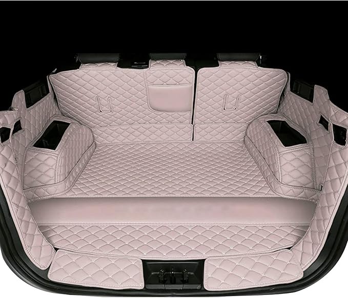 Cargo Mat Compatible with Infiniti QX50 2009-2017-Current 3D Luxury Trunk Mat Full Coverage Fit - Beige by ZYCHUANGYING