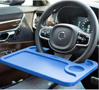 Steering Wheel Tray,Car Table Food Trays for Eating,Laptop Mount,Cars Desk for Driver,Fit Most Auto Vehicle Steering Wheels (Blue, Medium) - Image 6