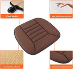 kingphenix Memory Foam Car Seat Cushion for Driver and Office Chair Comfort | 1.2-Inch-Thick Memory Foam Seat Pad, Soft, Breathable Fabric, Non-Slip Silicone Bottom for Long Drives and Office Use, Black - Image 4