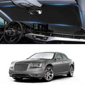 Windshield Sun Shade for Chrysler 300 300C 2011-2023 2024 2025 Sun Visor | Foldable Front Window Shield Cover Sun Protector Car Accessories Block UV Rays Heat by BOODANCARS