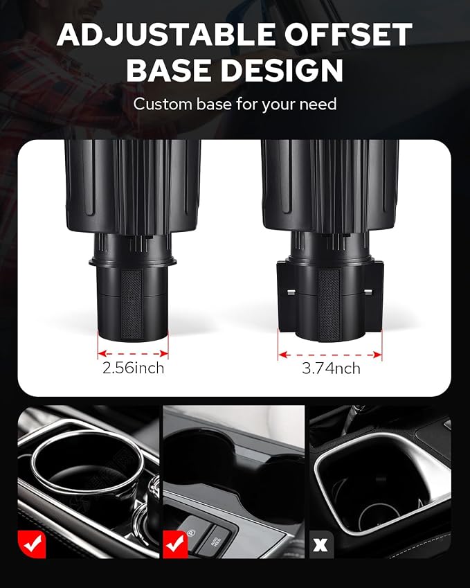 Benlari USB Car Fan with Cup Holder - Upgraded 2 in 1 Cup Fan Holder with 3 Powerful Speed Cooling Wind - Adjustable Extended Bracket Cup Holder for Vehicle Van Truck SUV RV - Image 4