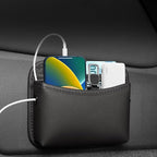 Universal Car Side Pocket Organizer for Car Seat, PU Leather Car Pocket Pouch, Door, Window, Console, Keys Cards Cell Phone Sunglasses Holder for Car, Multifunctional Car Organizer Accessories. by WedFeir