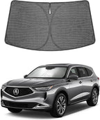 Proadsy Custom Fit 2022-2026 Acura MDX Windshield Sun Shade, Blocks Heat | Ice Crystal Micro-Refraction Blocks 99% UV, Drops Cabin Temp 54°F. Foldable Full Coverage for Summer Parking/Camping Privacy by Proadsy
