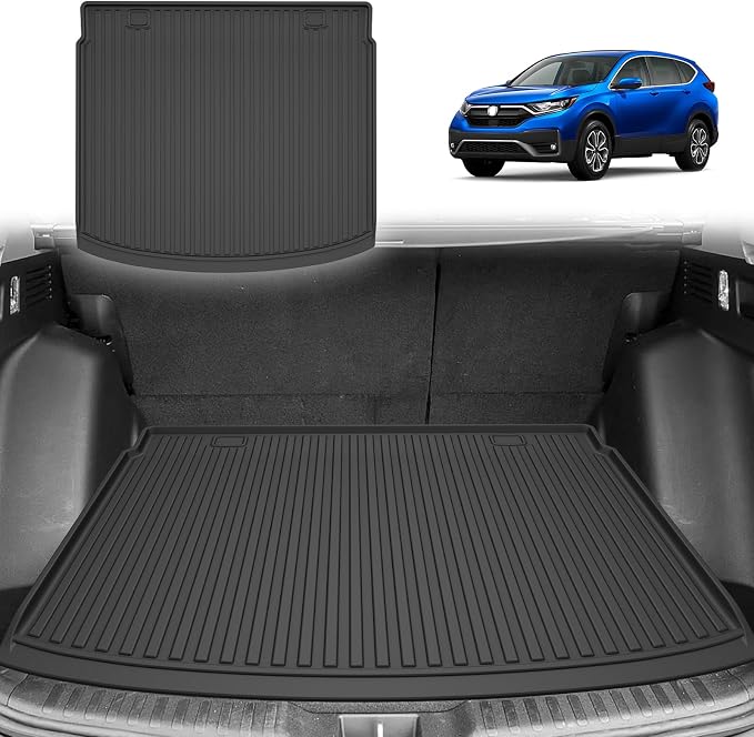 All Weather Cargo Liner Fit for 2020-2022 Honda CR-V(Not for Hybrid) | Custom Fit TPE Trunk Mat Accessories - All Weather Rubber Cargo Mat for Honda CRV (Upper Position) by IKABEVEM