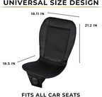 ZONETECH Cooling Car Seat Cover, Black Automotive Adjustable Temperature Comfortable Cooling Car Seat Cushion (1 Pack) - Image 5
