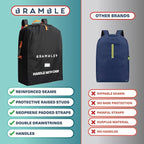 Bramble - XL Double Stroller Bag for Airplane Gate Check - Water Resistant Ballistic Nylon Travel Bag with Padded Neoprene Straps, Carry Pouch & ID Window - 39 x 26 x 16 Inches (Black) - Image 8