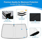Windshield Sun Shade for GMC Sierra 1500 2500 3500 Accessories 2019 2020 2021 2022 2023 2024, Foldable Window Sunshade Sun Visor Protector, Front Windshield Sunshade Sun Shield - Image 3