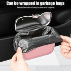 UYYE Car Trash Can, Car Garbage Bin with Lid & Handle - Leak-Proof Mini Trash Can for Car, Truck, SUV - Essential Car Accessories for Organization (Pink) - Image 6