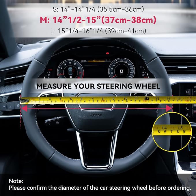 Boho Steering Wheel Cover Elastic Microfiber for Women, Universal Fit 15 inch Car SUV, Hippie Style Protector Cover, Anti-Slip, Breathable, Absorbing Sweat - 03 - Image 5