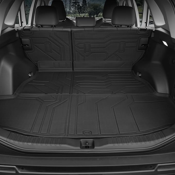 Floor Mats for 2026 Toyota RAV4 Hybrid Accessories | w/o Subwoofer, Full-Coverage Set with Cargo Liner & Backrest Protector, Odorless TPE, All-Weather Protection, 3D Laser Fit - Image 5