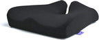 Cushion Lab Patented Pressure Relief Seat Cushion for Long Sitting Hours on Office & Home Chair - Extra-Dense Memory Foam for Soft Support. Car Pad for Hip, Tailbone, Coccyx, Sciatica - Black by CUSHIONLAB