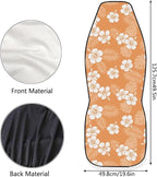 Hawaiian Florals Car Front Seat Covers for Women Set of 2 Tropical Car Seat Cover Elastic Polyester Protection Interior Accessories for Cars SUV Sedans - Image 7