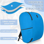Padded Car Seat Travel Bag Compatible with Doona Car Seat Stroller | Car Seat Travel Bag with Lockable Zipper, Foldable Gate Check Bag for Airplane, Travel for Baby Essentials (Sky Blue) - Image 3