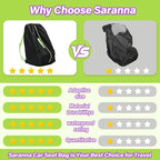 Saranna Car Seat Travel Bag for Airplane: Car Seat Bags for Air Travel Fit All Car Seats, Infant Carriers & Booster Seats,Large Car Seat Bags for Air Travel with Shoulder Straps and 2pcs Luggage Tags - Image 6