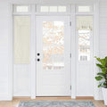 RYB HOME Classroom Door Window Cover, 100% Blackout Lockdown Shades | Linen Textured, Block Views, Privacy Sidelight Blids, For Glass Door School Office Nursery, W12 x L40, Beige, 1 Panel by RYBHOME