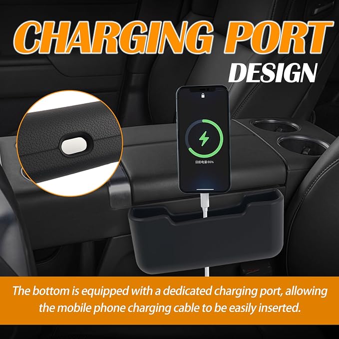 2026 New Car Seat Gap Filler Organizer,Multi-Functional Car Seat Side Pocket Organizer for Phone/Sunglasses/Keys,Universal Cars Storage Pocket with Cable Hole for SUV/Truck - Image 5