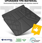 Cargo Liner Fit for Honda CRV 2023-2026 (Gasoline & Hybrid) | TTX LIGHTING Cargo Mat (Upper Deck) with Back Seat Protectors All-Weather TPE CR-V Accessories Backrest Mats - Image 7