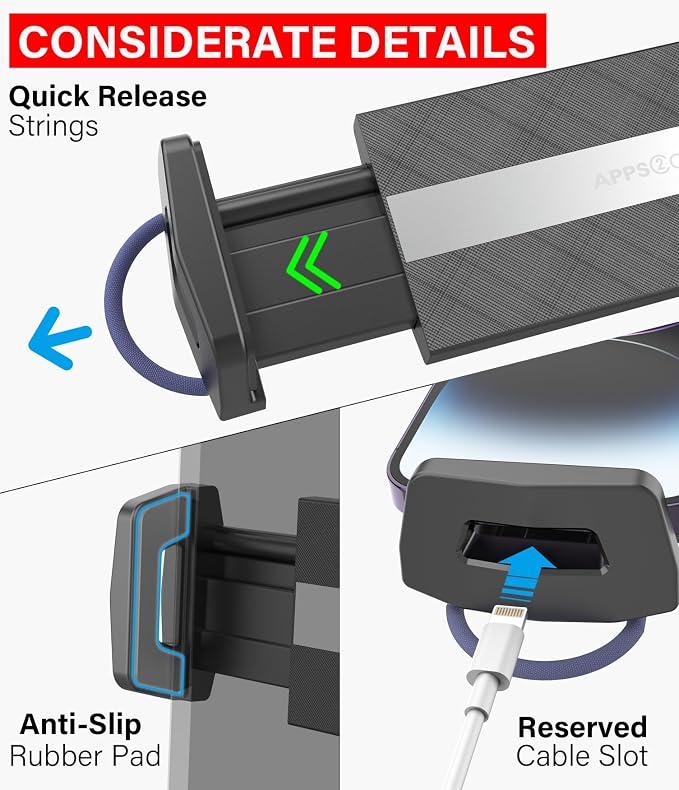 APPS2Car Solid Cup Holder Tablet Mount for Car, iPad Car Mount for Truck (Pack of 2) - Image 6