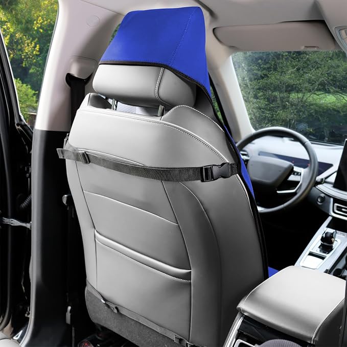 Neoprene Waterproof Car Seat Cover, Royal Blue 1pc, Non-Slip | Car Seat Protector, Sweat-proof, Universal Fit SUV & Truck, Machine Washable, For Gym, Yoga, Pets, Workout, Beach, Swimming - Image 7