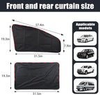 ZATOOTO Magnetic Side Window Sun Shade 4 Pack, Privacy & Insulation | 100% Blackout & UV Protection, Heat Insulation, Universal Size, For Baby Camping, Road trips, Napping or Rest - Image 2