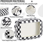 YOPCDJ 5PCS Diaper Bag Organizer Pouch Set, TSA Approved Toiletry Bag，Clear Waterproof TPU Makeup Bag Set Travel Organizer Bags for Women and Kids - Image 4