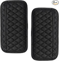 2PCS Car Side Pocket Organizer, Universal Waterproof PU Leather Auto Seat Gap Filler Storage Bag, Self-Adhesive Multifunctional Car Door Sunglasses Holder Pouch for Phone, Card (L) by Unknown