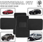VaygWay Carpet Floor Mat for Car – Premium Quality 4 Piece Heavy Duty Set – Automotive Universal Fit Floor Mats for Cars, SUV, Truck w/Safety Heel Pad –Classic Black All Weather Rugs - Image 5
