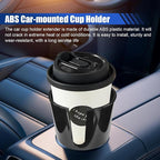 2-in-1 Car Cup Holder Extender, Automotive Drink Holder Adapter with Base, Multifunctional Vehicle Cup Holders Insert for Beverages, Snacks, Bottles, Phone Storage (2PCS) - Image 3