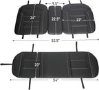 FH Group Back Seat Faux Leather Seat Cushion - Universal Fit, Rear Seat Covers for Cars with Rear Split Bench, Car Seat Cover for SUV, Sedan, Van, Red - Image 4