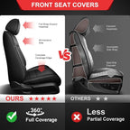 TTX LIGHTING Custom Fit for Honda Civic Seat Covers 2022-2026 5-Seats | Original Seat Pattern | Full Coverage | Easy Install | Waterproof | Faux Leather | Shield Your Car Seats | All Season - Image 5