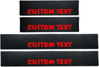 Custom Text Car Accessories Carbon Fiber Door Sill Scuff Plate Auto Door Entry Guard Scratch Shield for Dodge Ram 2500 2012-2026 Accessories (Custom Text, 2500) - Image 3