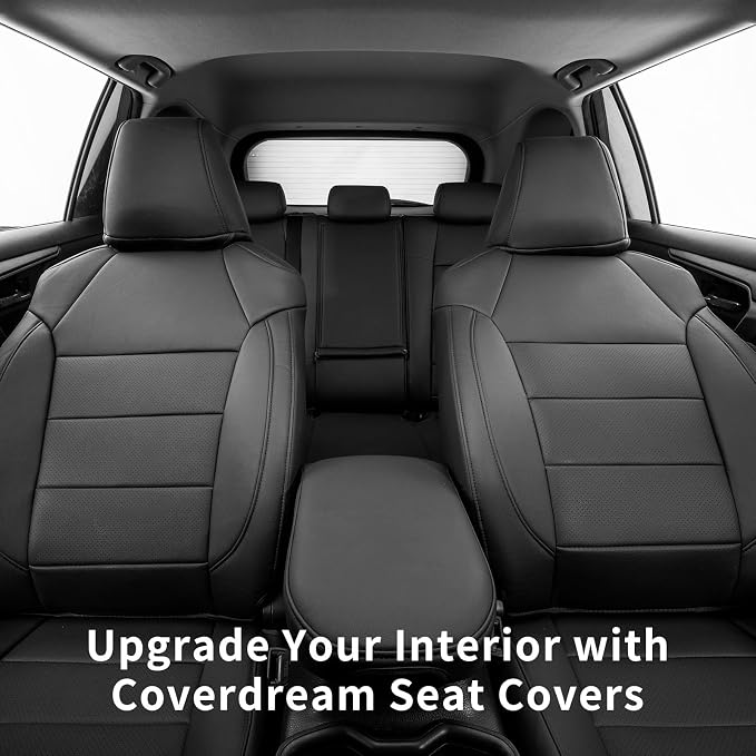 coverdream Custom Fit Corolla Hatchback Car Seat Covers for 2019-2024 2025 2026 Toyota Corolla Hatchback SE,XSE,Nightshade,Luxury Waterproof Leather Car Seat Protector (Full Set,Black) - Image 9