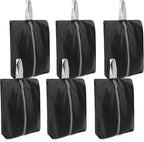 BeeGreen Black Shoe Organizer Set - 6 Pack Shoe Bags For Travel with Zipper Closure and Handle,Stylish and Portable Nylon Shoe Storage for Men and Women's Travel Gifts and Home Storage by BeeGreen