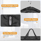 MISSLO 65" Long Garment Bags for Travel Dress Bags for Hanging Clothes Waterproof Wedding Dress Cover Traveling Clothing Protectors for Closet Storage 3-Pack for Gowns, Tuxedos, Coats, Black - Image 8