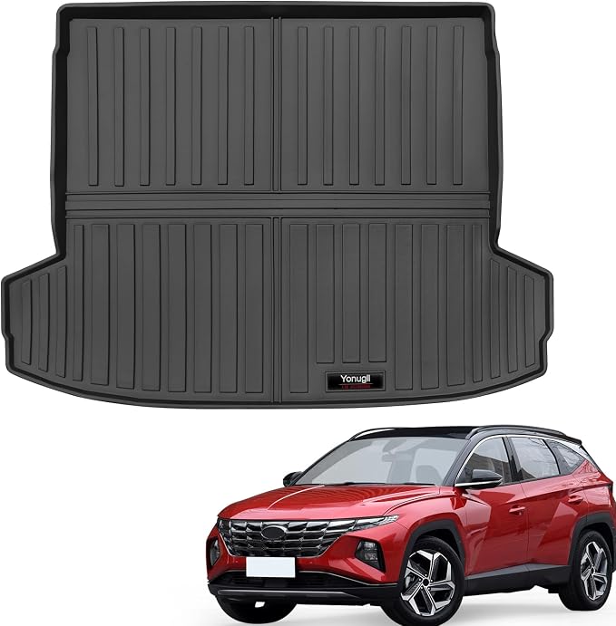 Custom for 2022-2026 Hyundai Tucson Cargo Mats Trunk Liner All Weather TPE Protection Mat Accessories (for 2022-2026 Hyundai Tucson) - Image 3