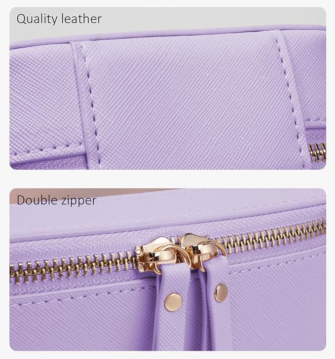 Clear Makeup Bag Small, TSA Approved Portable Toiletry Bag with Zipper Cosmetic Travel Bag Makeup Organizer Case Mini Makeup Pouch for Purse Car Organizer Bag for Women Men - Image 4