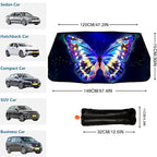 Socira Custom Windshield Sun Shade Umbrella Foldable Personalized Car Visor | Car Umbrella Customized Sun Shade Cover Sunshade Front Window Cover Dinosaur Car Accessories Blocks Uv Rays Gifts 57" X 30" - Image 6