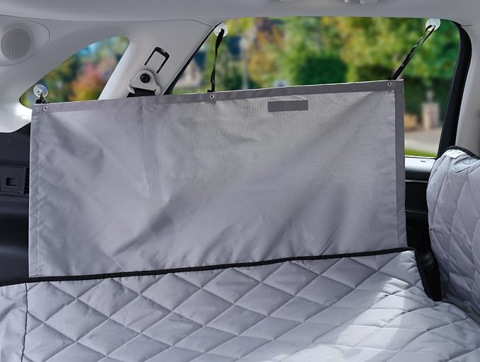 Jumbl Cargo Liner for SUV's and Cars, Waterproof Material, Non Slip Backing, with Side Walls Protectors, Extra Bumper Flap Protector, Large Size - Universal Fit - Image 2