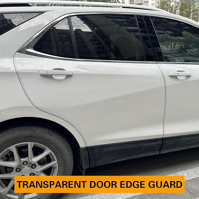 Winunite 32.8ft (10m) Self-Adhesive Car Door Edge Guards Clear | High transparency, U-shaped PVC, fits sedans trucks SUVs, reduces parking lot door dings, protects against paint chips - Image 5